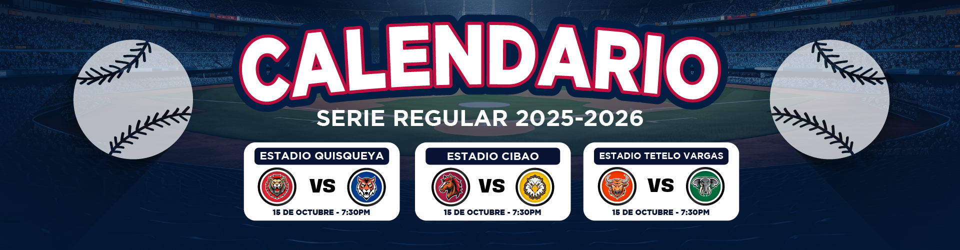 Calendario LIDOM